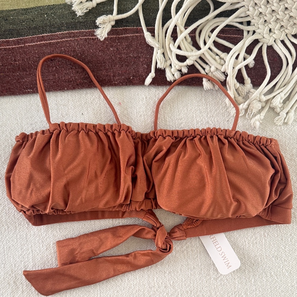 Somerfield Swim Rust Bikini Top swimsuit resort